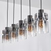 Hasvik hanging light, pendant light black, 5-light sources