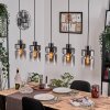 Hasvik hanging light, pendant light black, 5-light sources