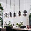 Hasvik hanging light, pendant light black, 5-light sources