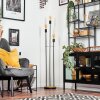 Limmingen floor lamp Light wood, black, 3-light sources