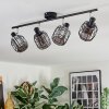 Ennor ceiling light, ceiling spotlight black, 4-light sources