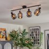 Ennor ceiling light, ceiling spotlight black, 4-light sources