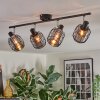 Ennor ceiling light, ceiling spotlight black, 4-light sources