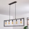 KOKKOLA Pendant Light black, 5-light sources