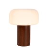 Lucide lights KENAN table lamp Dark wood, 1-light source