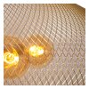 Lucide lights MESH pendant light black, 3-light sources