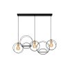 Lucide lights CIRCLE pendant light black, 3-light sources