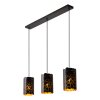 Lucide lights ALMELO pendant light black, 3-light sources