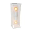 Lucide lights CLAIRE outdoor wall light white, 2-light sources