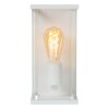 Lucide lights CLAIRE outdoor wall light white, 1-light source, Motion sensor