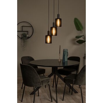 Lucide lights LAMBRES pendant light black, 3-light sources