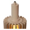 Lucide lights LAMBRES pendant light sand-coloured, 3-light sources