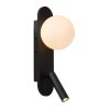 Lucide lights KELLY wall light LED black, 1-light source