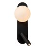 Lucide lights KELLY wall light LED black, 1-light source