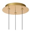 Lucide lights KLIGANDE pendant light LED gold, brass, 3-light sources