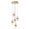 Lucide lights KLIGANDE pendant light LED gold, 5-light sources