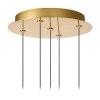 Lucide lights KLIGANDE pendant light LED gold, 5-light sources