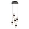 Lucide lights KLIGANDE pendant light LED black, 5-light sources