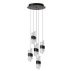 Lucide lights KLIGANDE pendant light LED black, 5-light sources