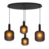 Lucide lights ELOISE pendant light black, 4-light sources