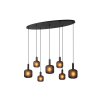 Lucide lights ELOISE pendant light black, 7-light sources