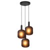 Lucide lights ELOISE pendant light black, 3-light sources