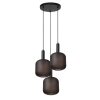 Lucide lights ELOISE pendant light black, 3-light sources