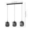 Eglo ROMAZZINA Pendant Light black, 3-light sources