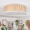 Antillo ceiling light beige, Ecru, white, 3-light sources