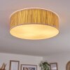 Antillo ceiling light beige, Ecru, white, 3-light sources