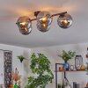 Gastor ceiling light, globe light Smoke-coloured, 5-light sources