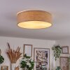 Antillo ceiling light matt nickel, 3-light sources