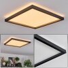 Xarel ceiling light, Panel LED black, 1-light source