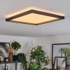 Xarel ceiling light, Panel LED black, 1-light source