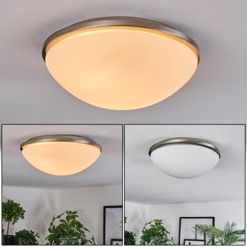 Banan ceiling light, ceiling spotlight matt nickel, 2-light sources