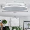 Norea ceiling light, ceiling spotlight LED white, 1-light source