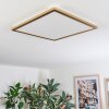 Antra ceiling light, Panel LED gold, 1-light source