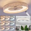 Benasal ceiling light, Ceiling fan light LED white, 1-light source, Remote control