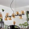 Gastor hanging light, globe light, pendant light Amber, 10-light sources