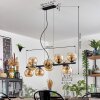 Gastor hanging light, globe light, pendant light Amber, 10-light sources