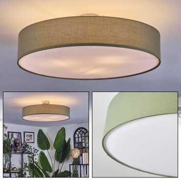 Foggia ceiling light matt nickel, 3-light sources