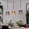 Hasvik hanging light, pendant light white, 3-light sources