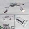 Ilaro ceiling light, ceiling spotlight chrome, 2-light sources