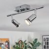 Ilaro ceiling light, ceiling spotlight chrome, 2-light sources