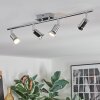 Ilaro ceiling light, ceiling spotlight chrome, 4-light sources