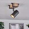 Storuma ceiling light, ceiling spotlight Ecru, black, 1-light source