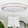 Anora ceiling light LED copper, white, 1-light source