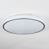 Arima ceiling light LED grey, white, 1-light source