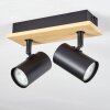 Gesteira ceiling light, ceiling spotlight Ecru, black, 2-light sources