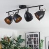 Bjedstrup ceiling light, ceiling spotlight black, 4-light sources